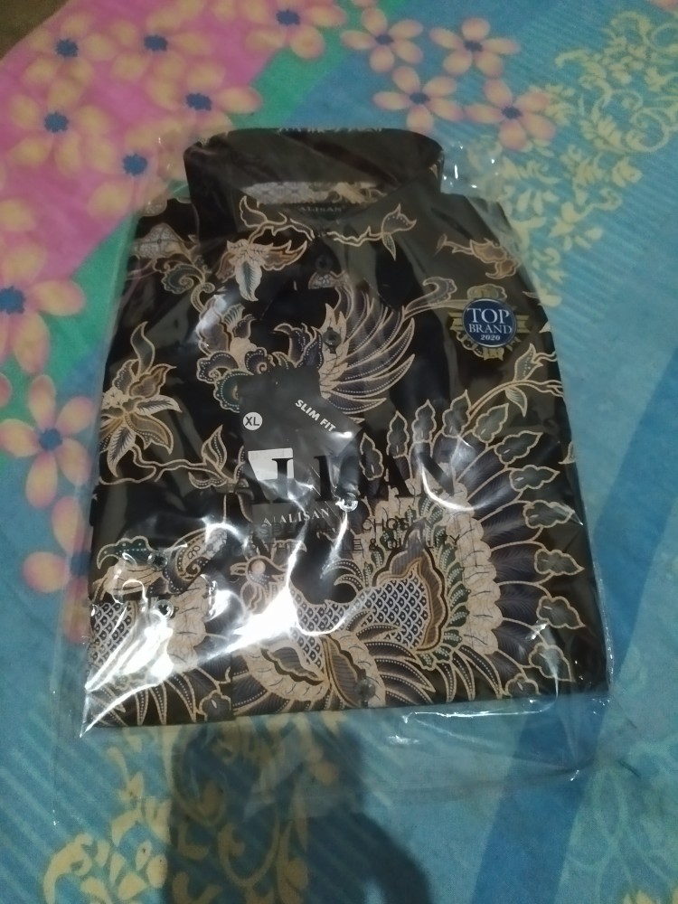 Kemeja Batik Pria Lengan Panjang Slim Fit Batik Pria Lengan Panjang Modern