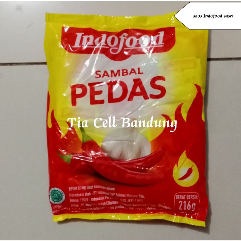 

saos Indofood saset 1 pak