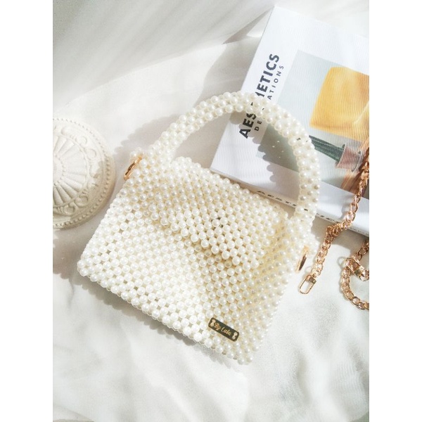 Lala Beads Bag / tas manik mutiara / korean pearl bag