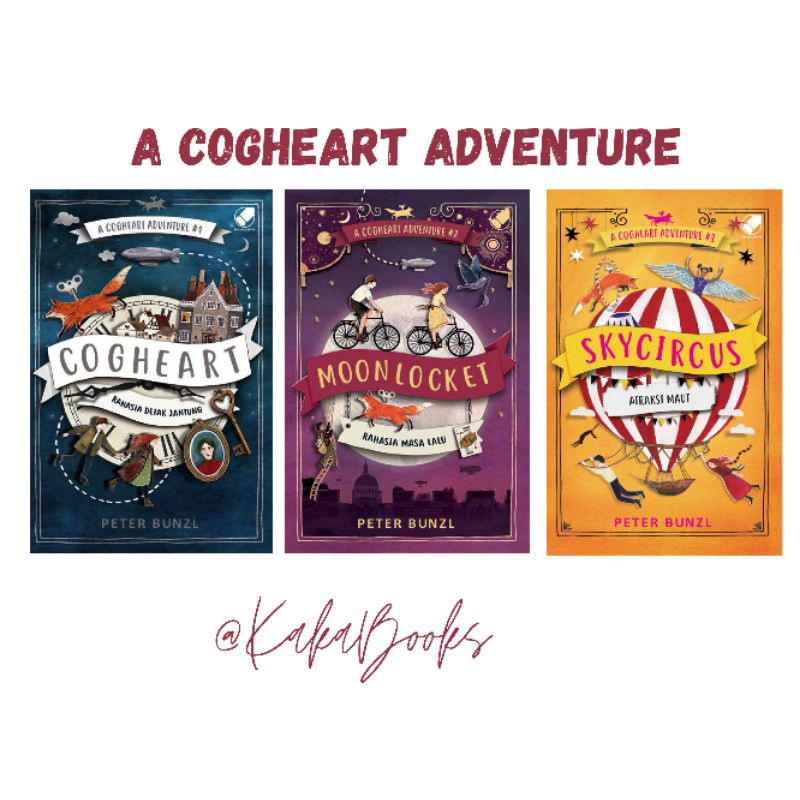 Seri Novel A Cogheart Adventure : Cogheart, Moonlocket, SkyCircus, Shadowsea