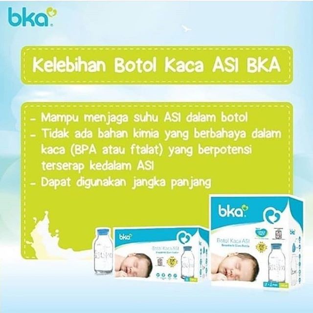 BKA Botol Kaca Asi 100ml isi 4pcs - Botol Asi BKA 100ml - Botol Asi Vial Baru