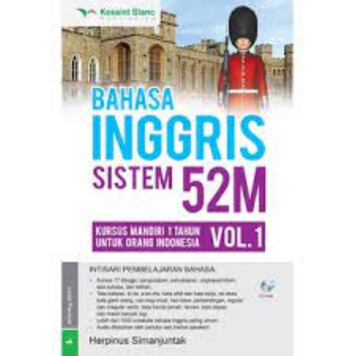 BUKU BAHASA INGGRIS SISTEM 52 M JILID 1 ( + CD AUDIO ) - HERPINUS SIMANJUNTAK
