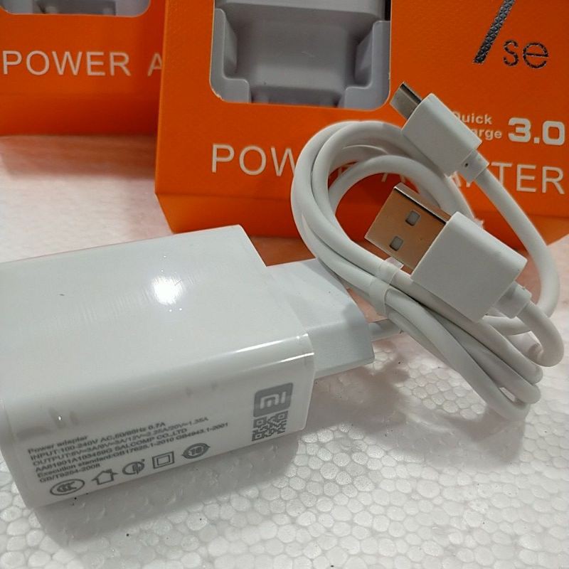 Charger TC cas cesan xiaomi original mikro USB mi 9se