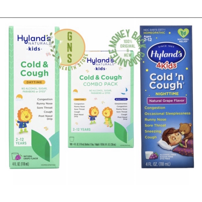 Hyland's Hylands Hyland Naturals Kids Cold Cough Baby Mucus Cold Relief Obat Batuk Anak dan Bayi