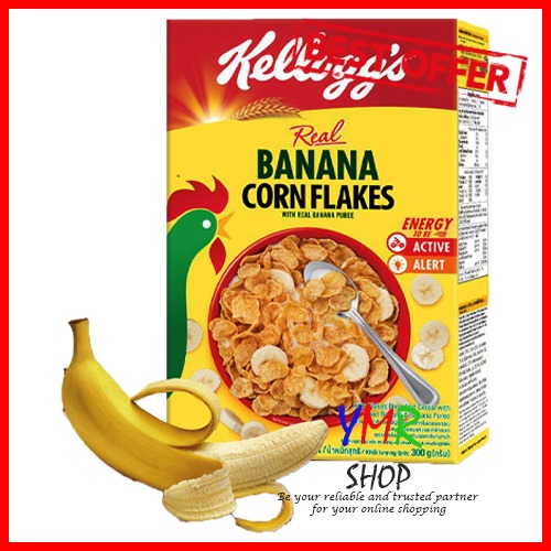 Kelloggs Kellogs Kellogg's Sereal Banana Corn Flakes 180Gr Kellogg's