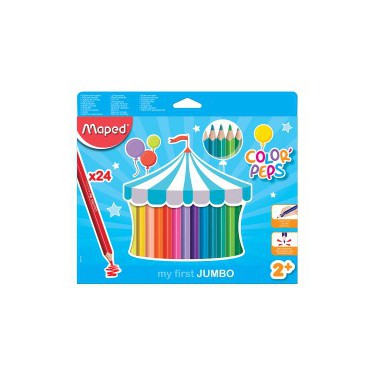 

Maped Color Pencils Jumbo x24 - Cardboard