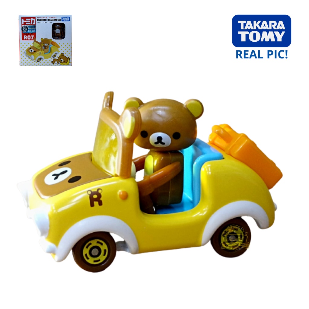 Takara Tomy Tomica Disney R07 Rilakkuma x Rilakkuma Car Diecast Mainan Car Toys