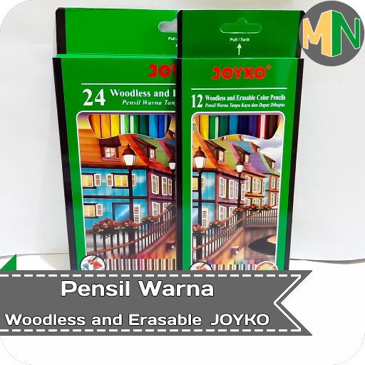 

Pensil Warna Woodless and Erasable JOYKO