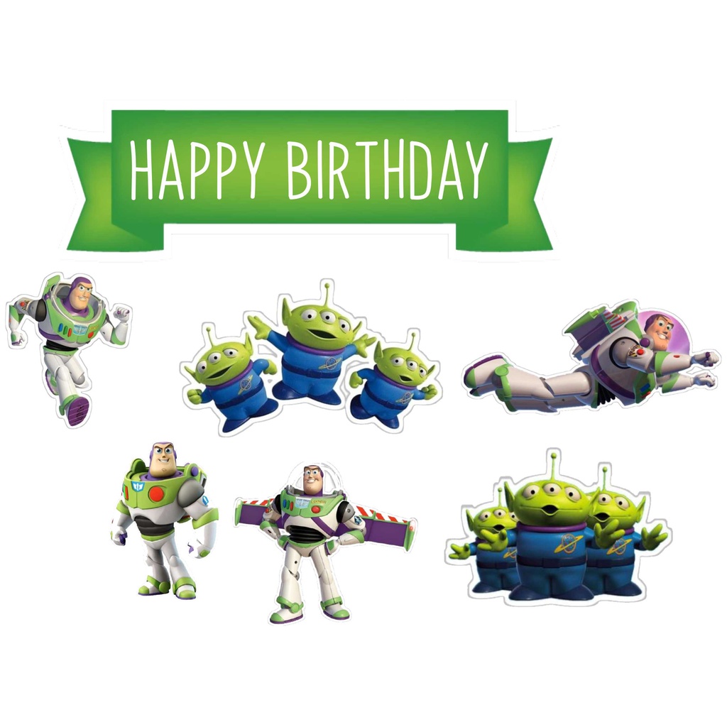 

TOPPER CAKE CUSTOM TOPPER ULANG TAHUN / HIASAN KUE BUZZ LIGHT YEAR