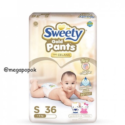 Sweety Gold Pants /S36/M34/L28/XL26/megapopok