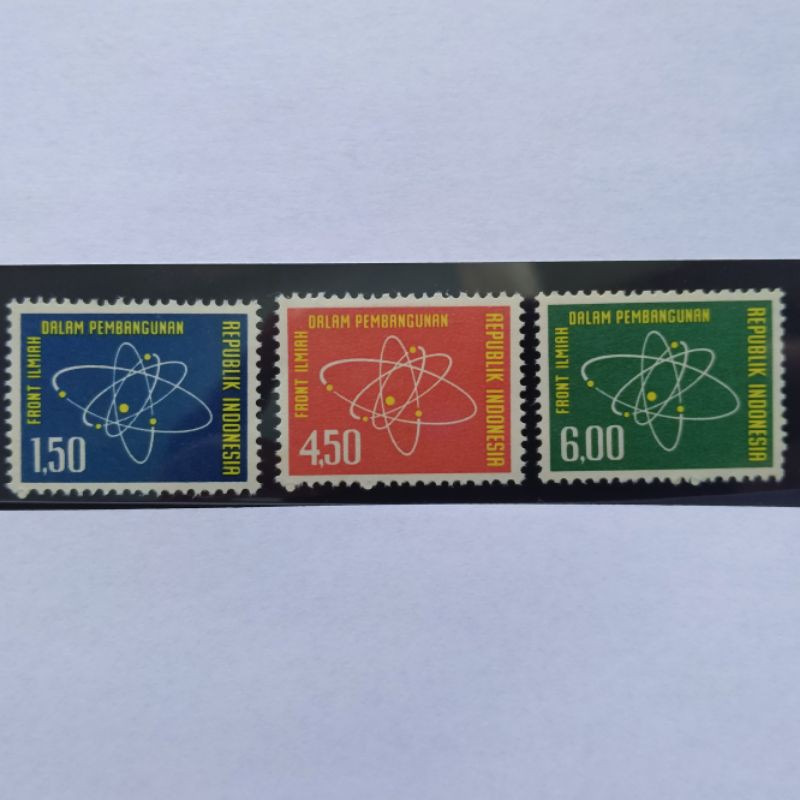 

Prangko - Perangko Indonesia seri Front Ilmiah 1962