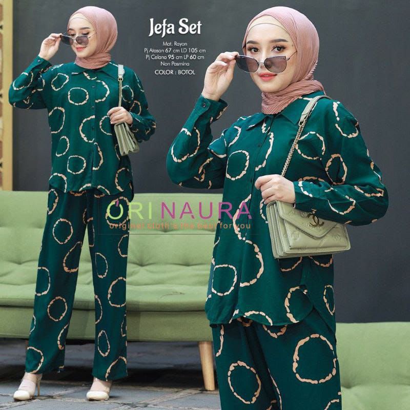 JEVA SET CPLP SANTUNG RAYON MOTIF TERBARU SETELAN DEWASA MODERN MASAKINI