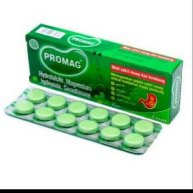 PROMAG TABLET OBAT MAAG // PROMAG STRIP ISI 30 TABLET