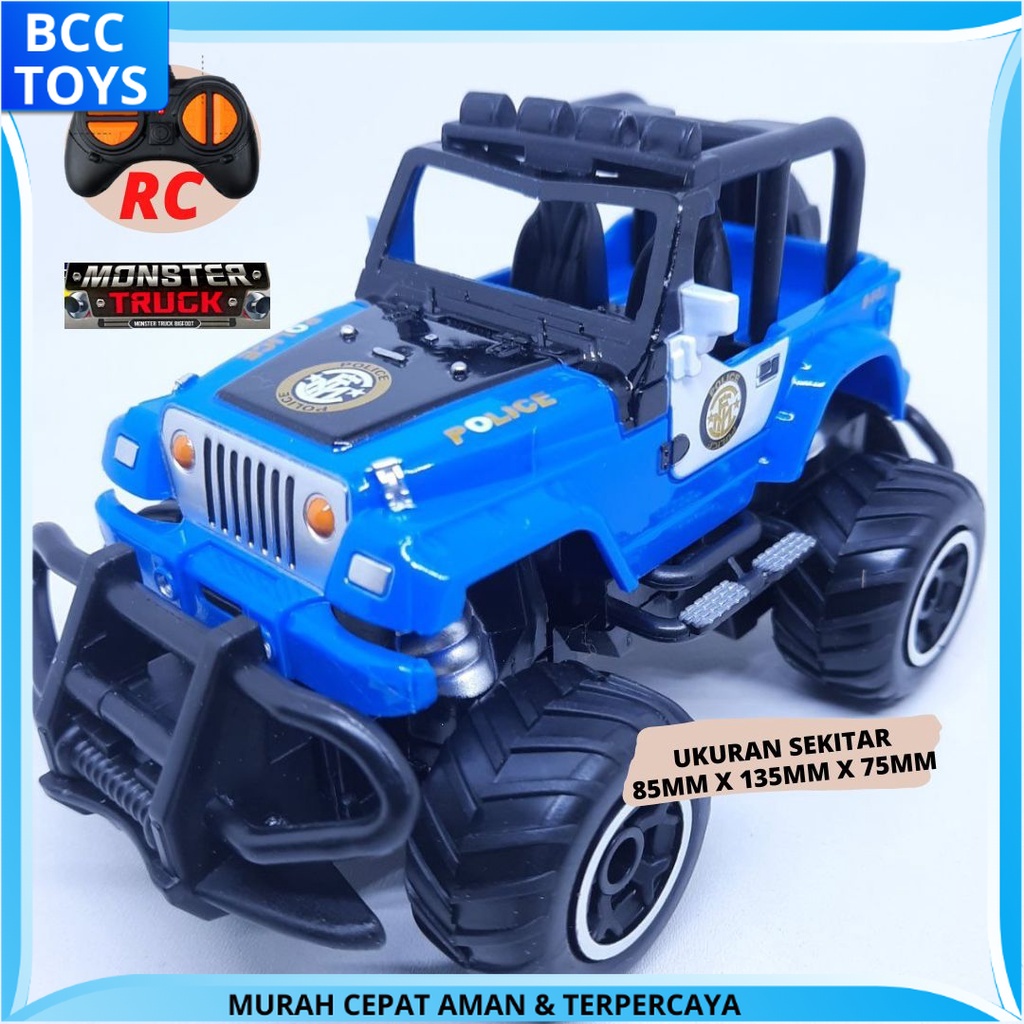 Jual Mobil Remot kontrol polisi RC car Jeep Remote control Polisi Jeep
