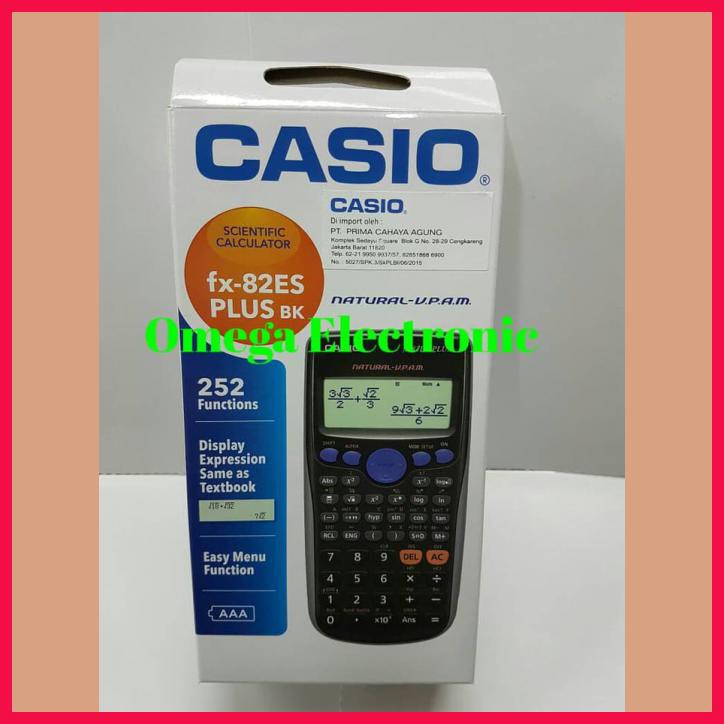 

CASIO SCIENTIFIC FX 82 ES PLUS
