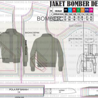 Pola Pola Baju Pola Jahit Jaket Hoodie Dewasa Shopee Indonesia