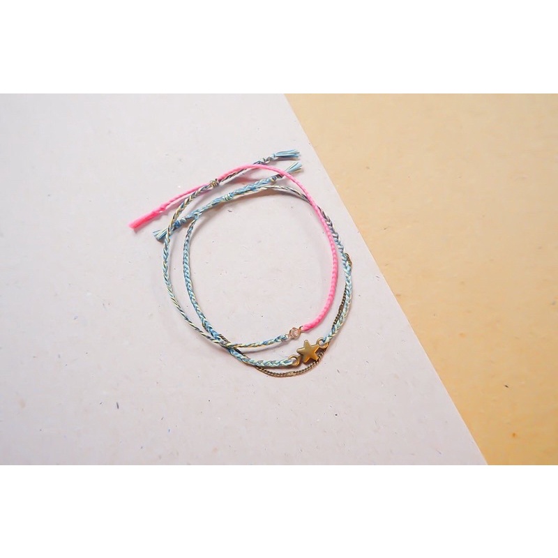 Gelang Tali Gypsy Boho Cute Star Set Allside