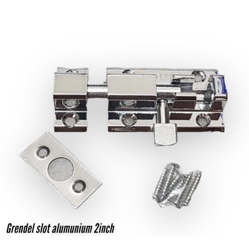 Grendel pintu slot alumunium 2”