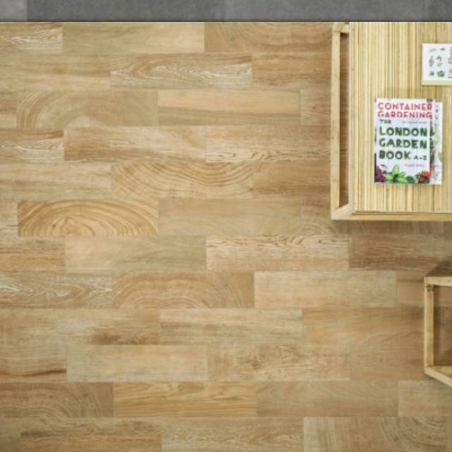 PROMO FEBRUARI Granit 60x15 Grade A Motif Serat Kayu Dquetico - Free Ongkir