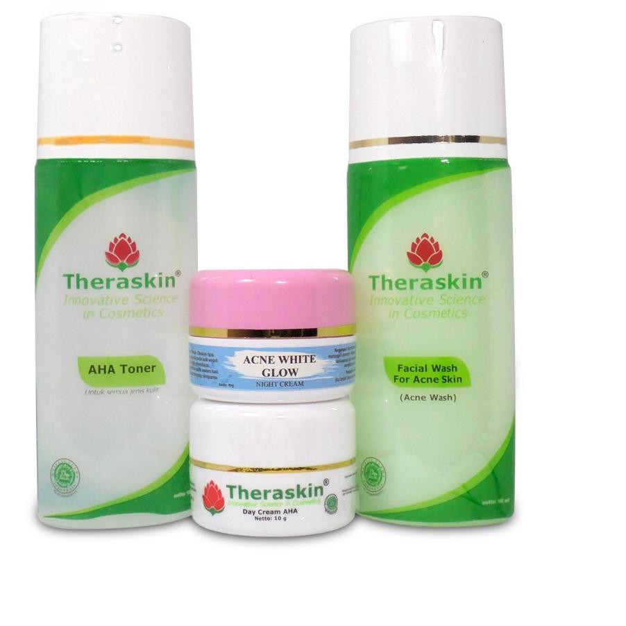 ZTRZ THERASKIN PAKET ACNE WHITE GLOW AHA 