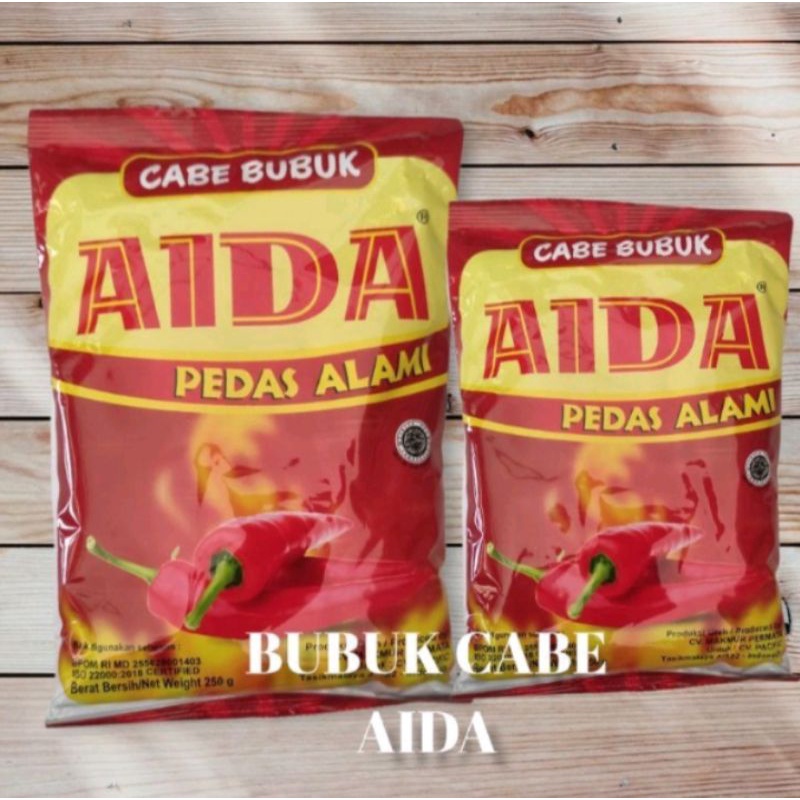 

Cabai Bubuk Aida 500gram dan 250gram / Cabi Bubuk Aida / Cabai bubuk