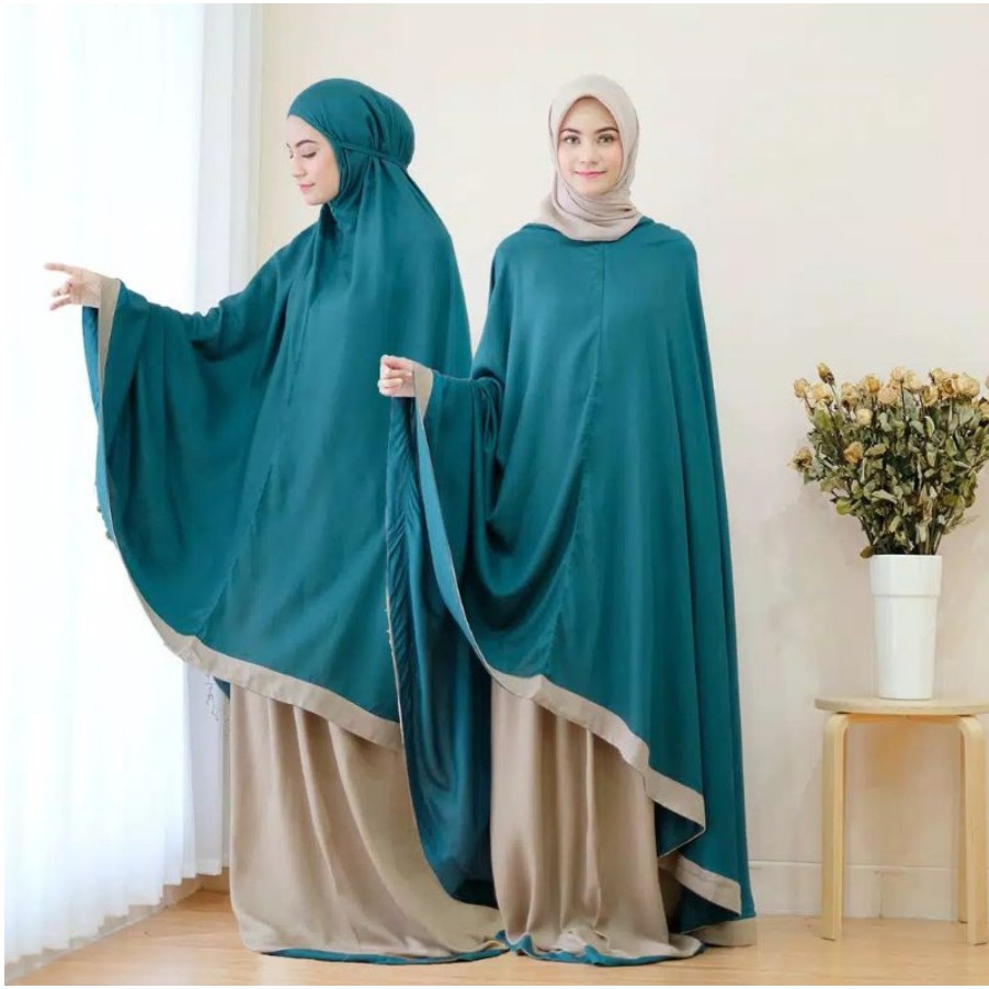Mukena Baneska New Salwa 2in1 Khaki Zara