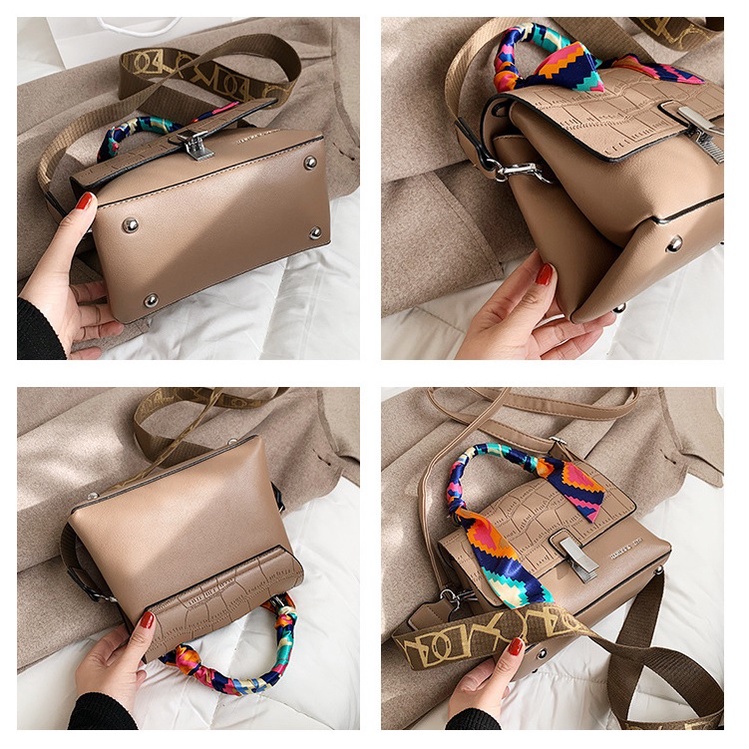 BJ81854 - BEIGE/BLACK/GREEN/KHAKI/RED - TAS IMPORT TERMURAH TERLARIS BAGSTORE JAKARTA FASHION WANITA GT1854