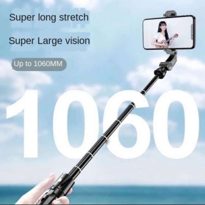 K21 SELFIE STICK  TONGSIS BLUETOOTH SHUTTER TRIPOD HOLDER MONOPOD