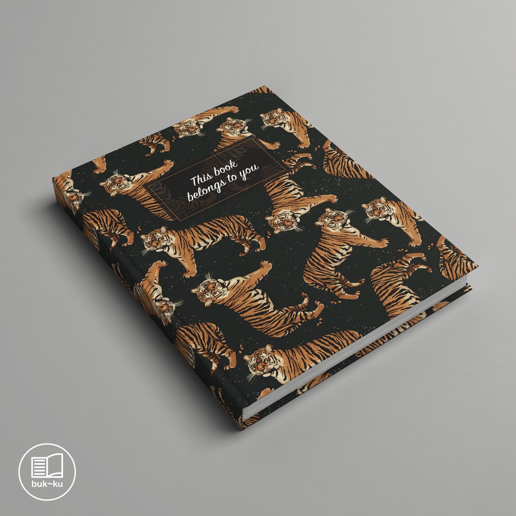

notebook custom motif macan buku catatan tulis sekolah notes