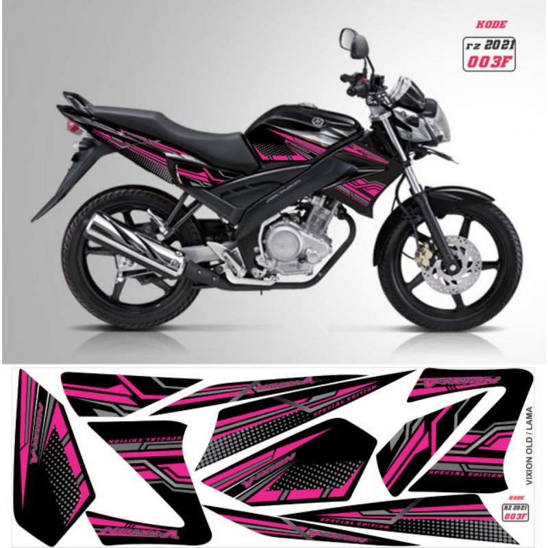Striping variasi vixion lama stiker body vixion old stiker motor decal vixion 2008-2011