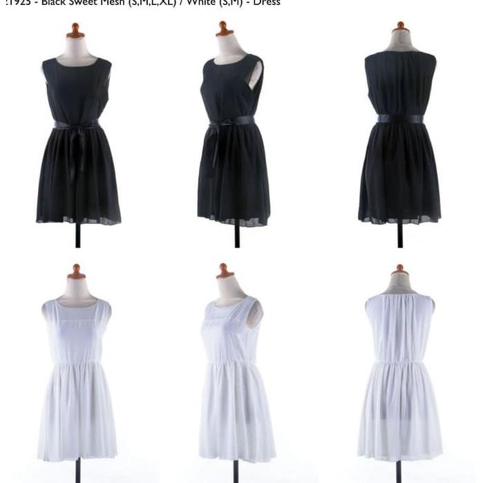 21925 Baju Pesta Kondangan Remaja Anak Muda Hitam Midi Flare Dress