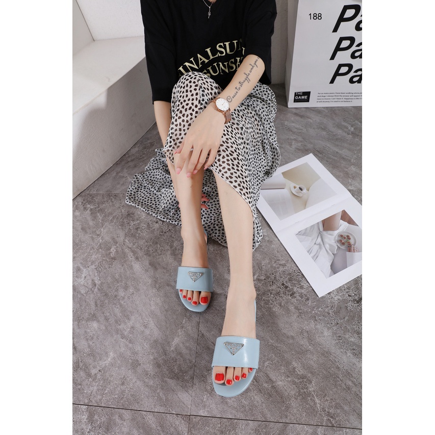 PRD Logo Plaque Flat Sandals  #188