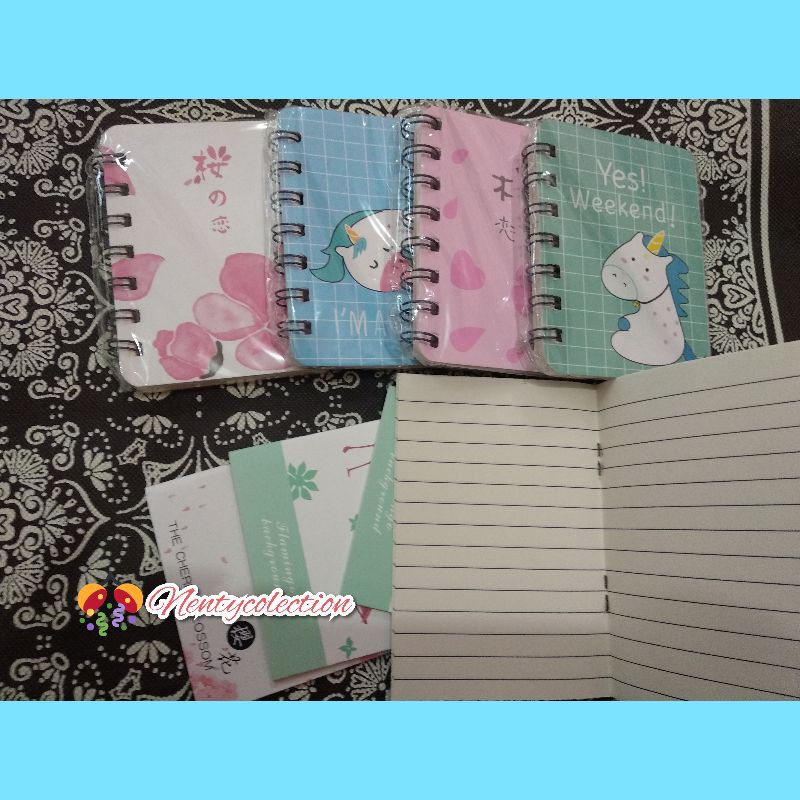 

buku diary mini motif lucu