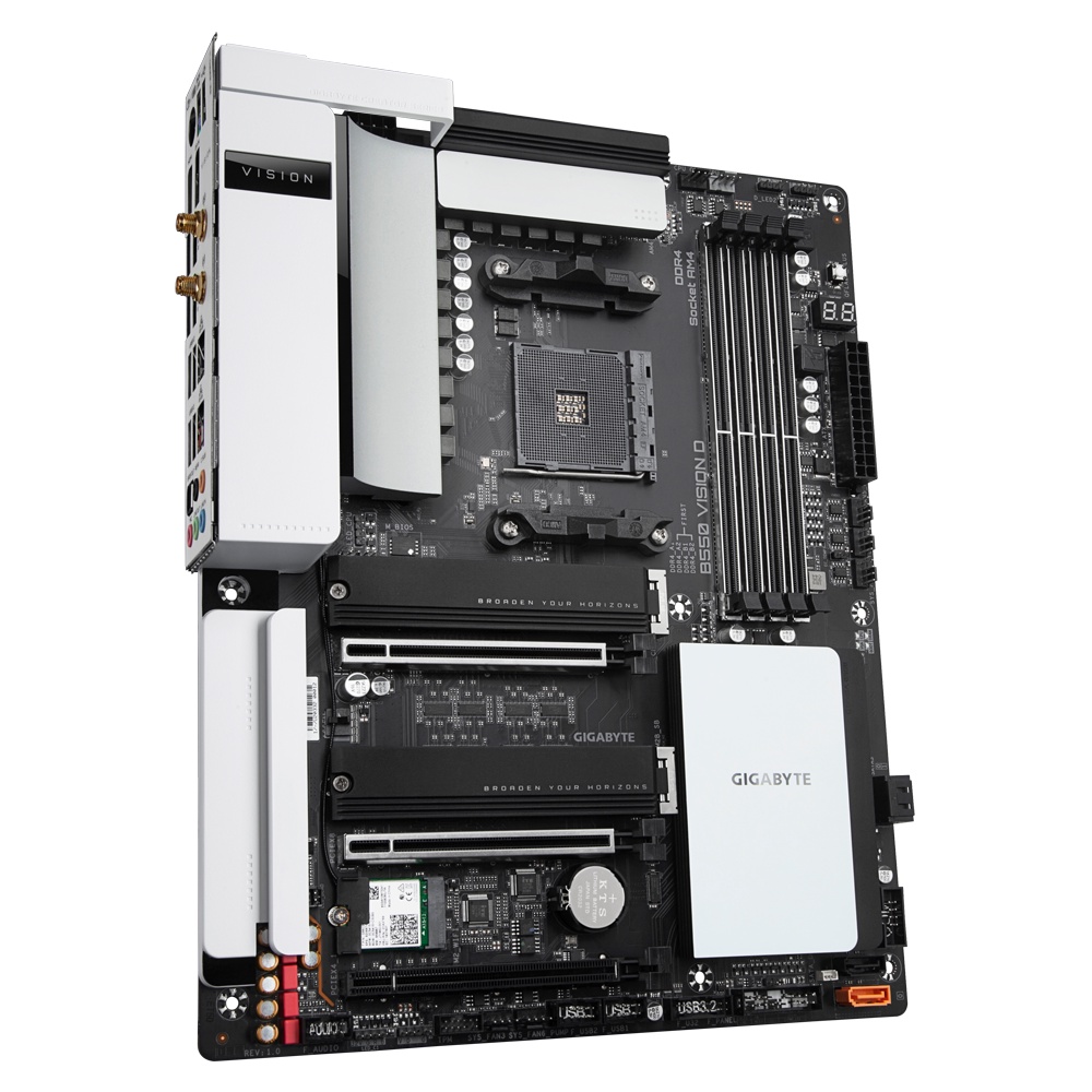 GIGABYTE Motherboard AMD B550 B 550 VISION D