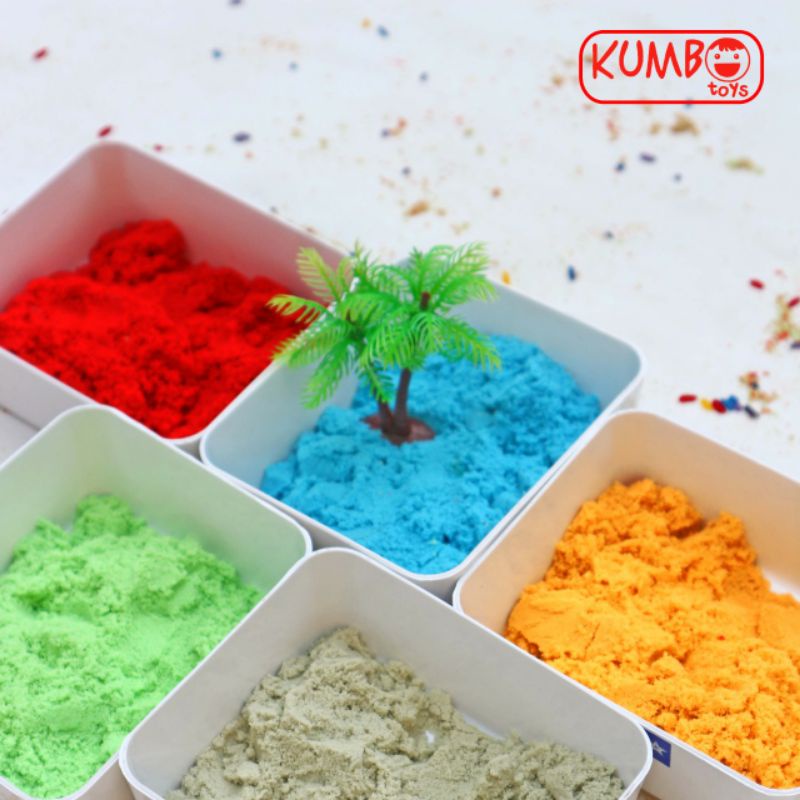 Pasir Ajaib 1kg Magic Sand Sensory Montessori Play