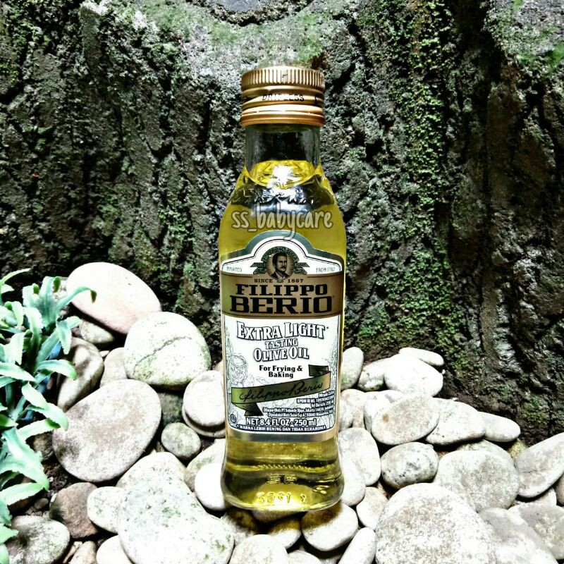 

Filippo Berio Extra Light Olive Oil (ELOO) 250ml - Minyak Zaitun MPASI Bayi