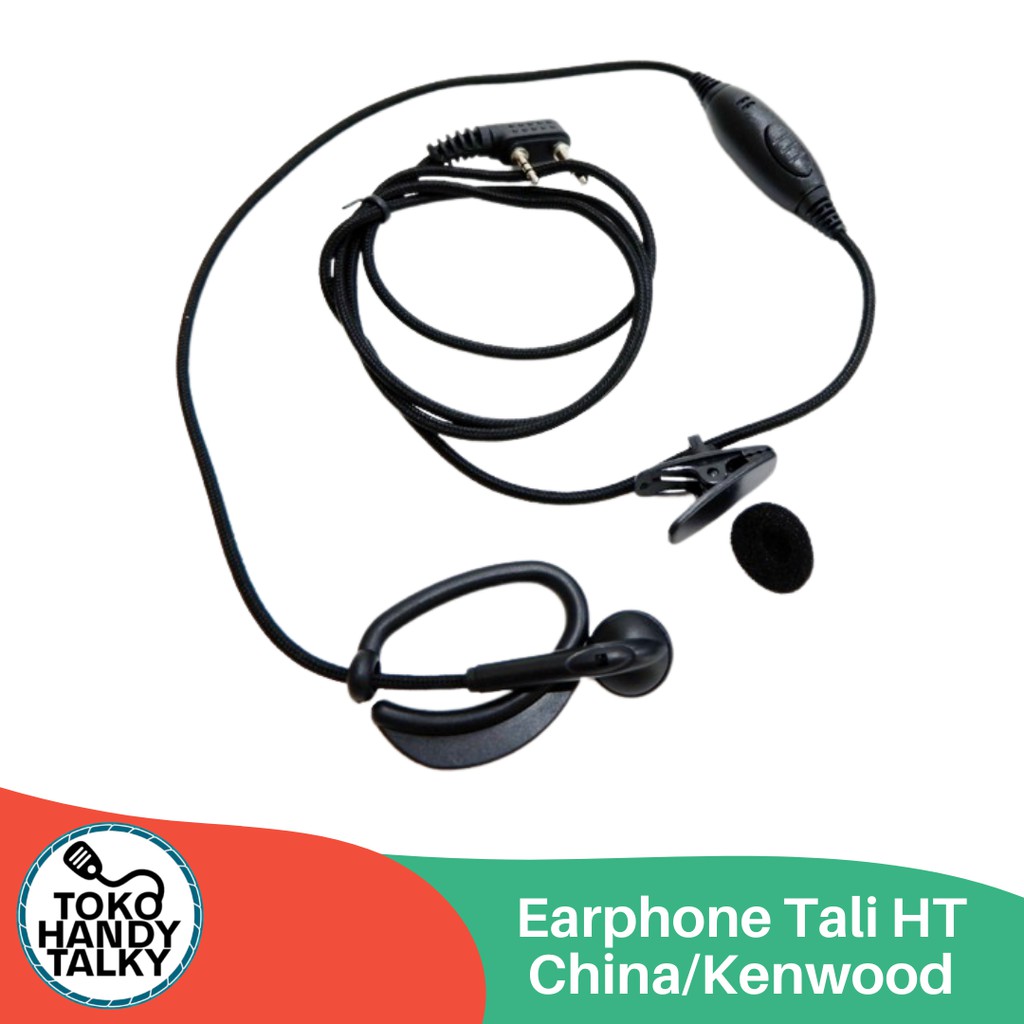 EARPHONE TALI HANDY TALKY  WALKIE TALKIE TYPE CHINA / KENWOOD NEW