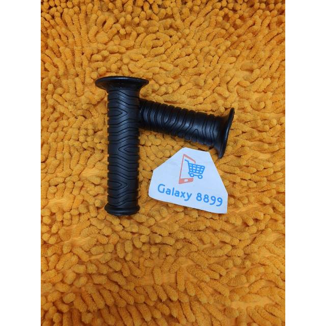 Handgrip Model Garis Ulir hitam polos Universal