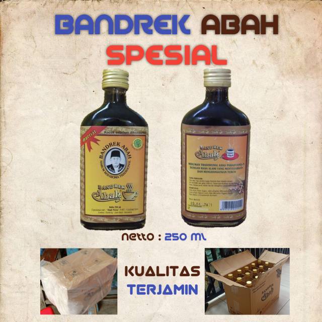 

Bandrek Abah Spesial 250ml