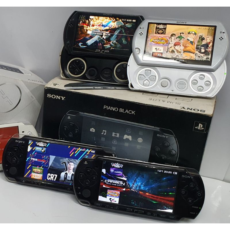 Psp go sony memory 16 giga good condition fullgame(pre-owned) no dus box