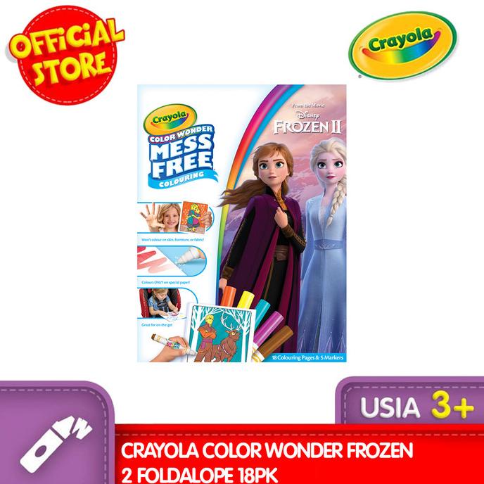 

CRAYOLA Color Wonder Frozen 2 Foldalope 18Pk