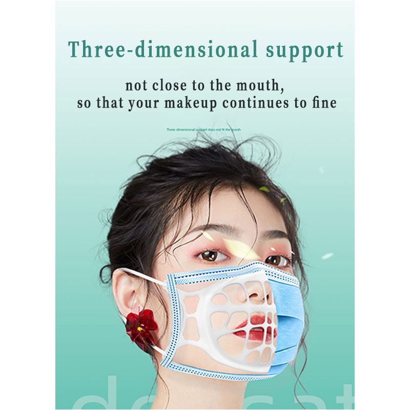 Pemegang Masker 3D Pemegang Silikon Lembut Respirator Tambahan Internal