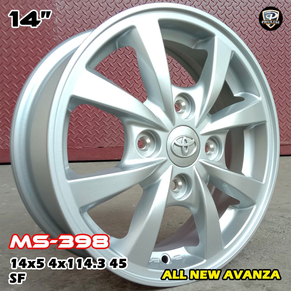 Jual Velg Mobil OEM Ori Asli Toyota Avanza All New Avanza MS 398 Indonesia Shopee Indonesia