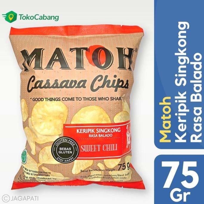 

Keripik Matoh - Rasa Balado 75gr - Keripik Singkong
