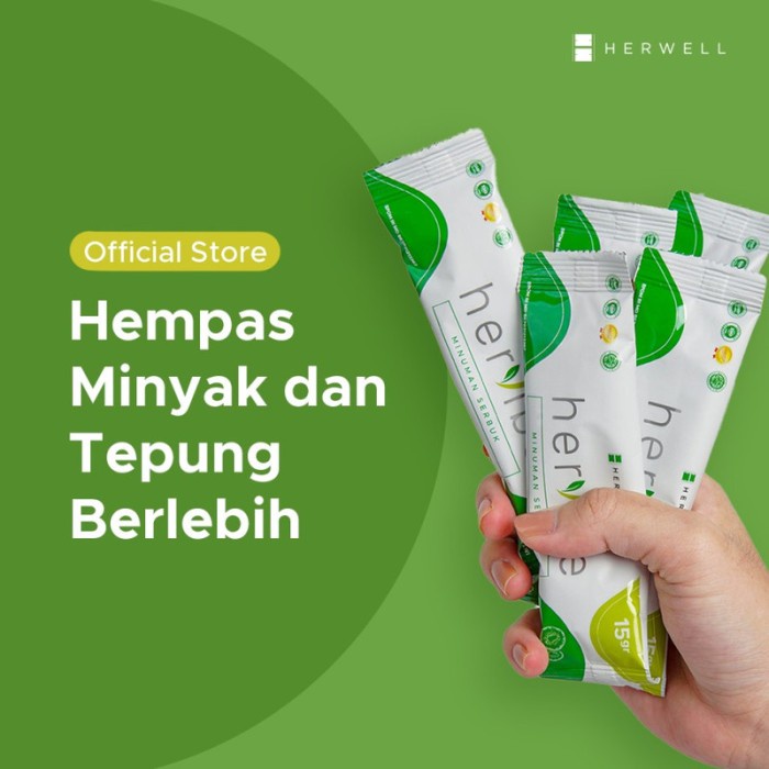 Hervibe Herwell Fiber Detox Ecer 1 Sachet