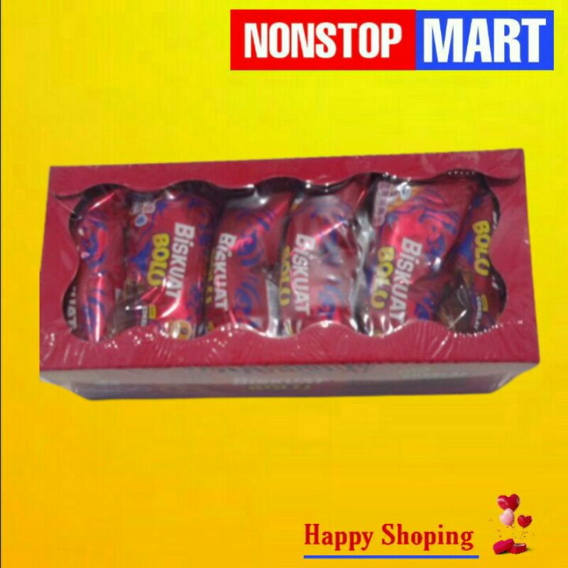 

BISKUAT BOLU 1 pack isi 12 x 19,2gr