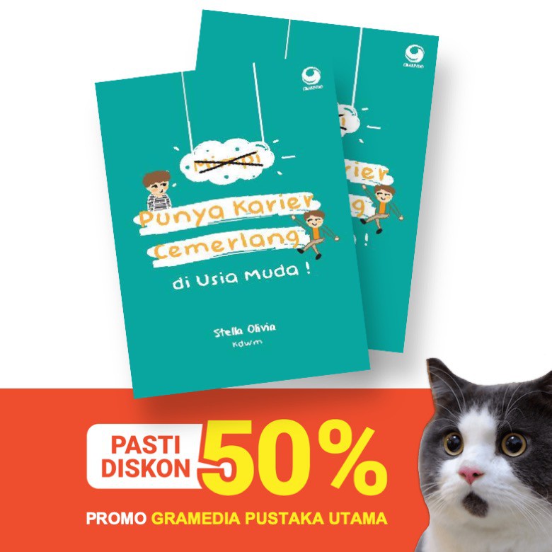 

DISKON 50% / BUKU BISNIS / BUKU MOTIVASI / MIMPI PUNYA KARIER CEMERLANG DI USIA MUDA! / GRAMEDIA