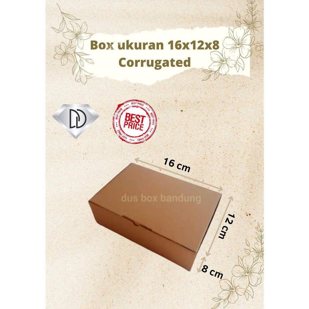 10pcs DUS PACKING 16X12X8 (CORRUGATED DIE CUT) DUS PIZZA KARDUS BOX PACKING OLSHOP DUS HAMPERS BOX K