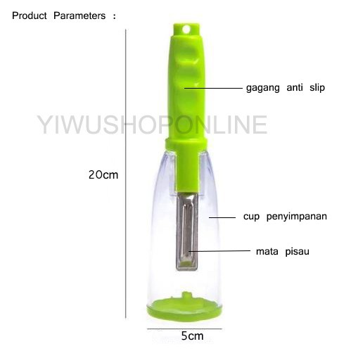 Pengupas Kulit Buah  / Parutan Buah dan sayur portable dan tempat penyimpanan / Parut peeler Sayur / Pengupas Kulit Buah /pisau pengupas kulit buah//tabung alat kupas sayur peeler parutan tabung peeler /pisau pengupas kulit buah //tabung alat kupas sayur