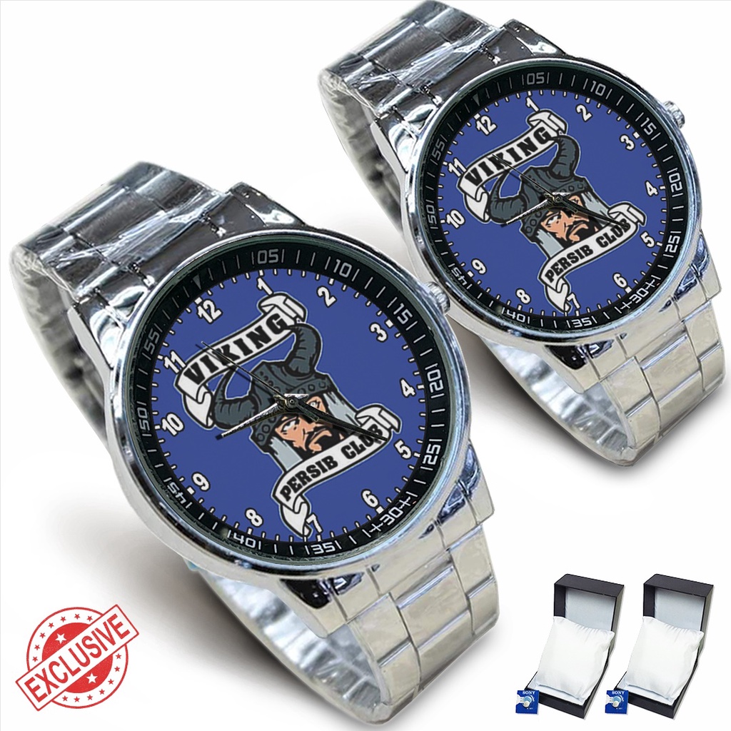 Jam Tangan Rantai Couple VIKING PERSIB CUB (Cool)